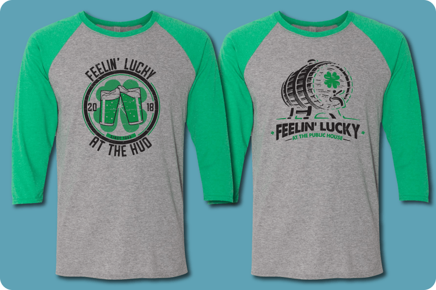Henry Hudsons Saint Patrick's Day Shirts 1-25-2018